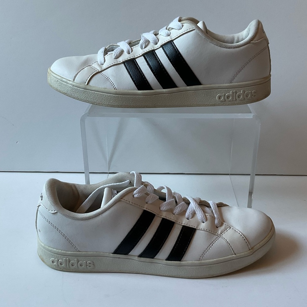 Adidas Women’s 8 Neo Baseline AW4409 Tennis Shoes White Black